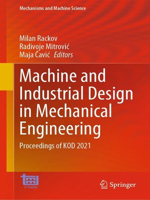 cover image of Machine and Industrial Design in Mechanical Engineering